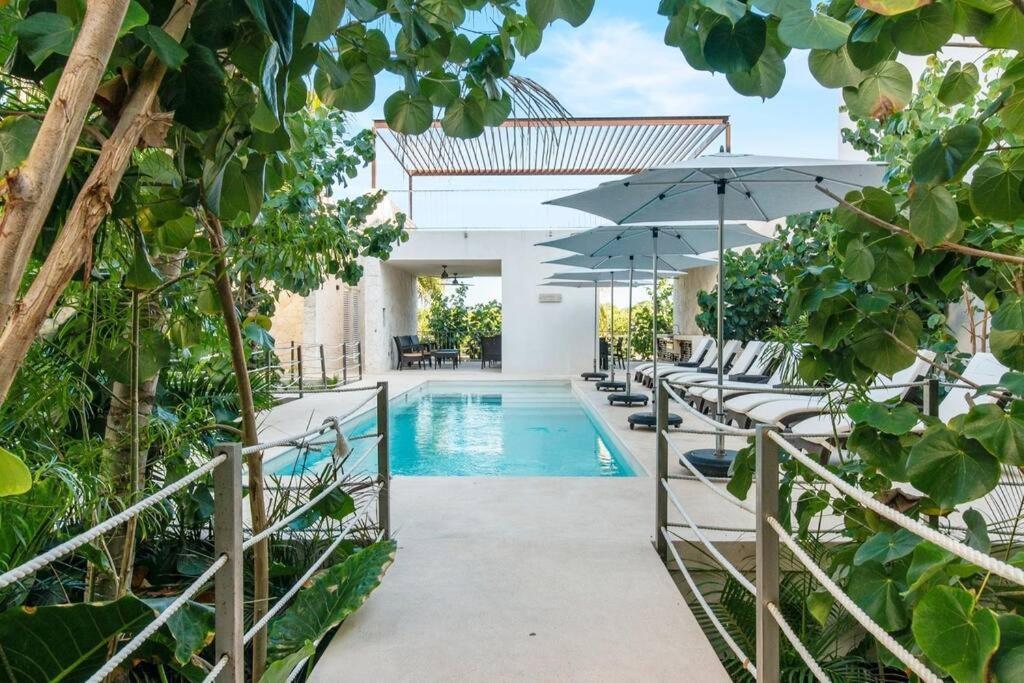 Casa Blanca By The Caribbean Sea Akumal Exterior foto